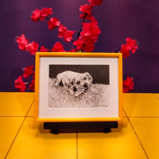 print enmarcado "perrita dulce"